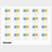 Gepersonaliseerde verjaardagscadeau Stickers (Vel)