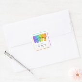 Gepersonaliseerde verjaardagscadeau Stickers (Envelop)