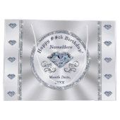 Gepersonaliseerde verjaardagscadeau tassen, ELK JA Groot Cadeauzakje (Achterkant)