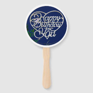 Gepersonaliseerde verjaardagscadeaus Hand Fan Handwaaier