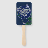 Gepersonaliseerde verjaardagscadeaus handwaaier (Achterkant)