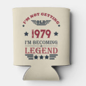 Gepersonaliseerde  verjaardagscadeaus rood blikjeskoeler (Achterkant)