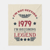 Gepersonaliseerde  verjaardagscadeaus rood fleece deken (Voorkant)