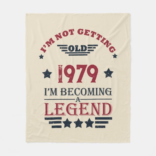 Gepersonaliseerde  verjaardagscadeaus rood fleece deken (Voorkant)