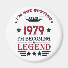 Gepersonaliseerde verjaardagscadeaus rood magneet