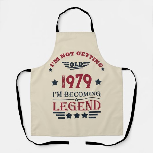 Gepersonaliseerde verjaardagscadeaus rood schort (Voorkant)