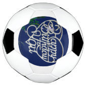 Gepersonaliseerde verjaardagscadeaus voetbal (Gedraaid)