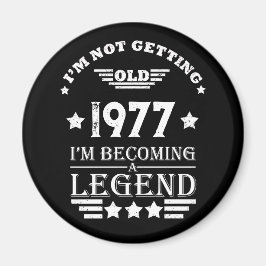 Gepersonaliseerde  verjaardagscadeaus wit magneet