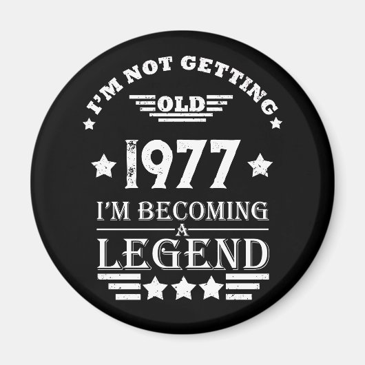 Gepersonaliseerde  verjaardagscadeaus wit magneet (Voorkant)