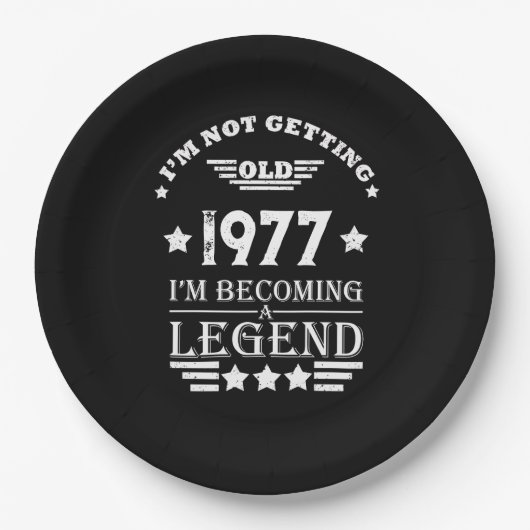 Gepersonaliseerde  verjaardagscadeaus wit papieren bordje (Voorkant)