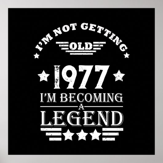 Gepersonaliseerde  verjaardagscadeaus wit poster (Voorkant)