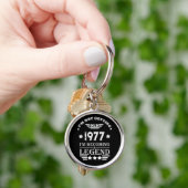 Gepersonaliseerde  verjaardagscadeaus wit sleutelhanger (Hand)