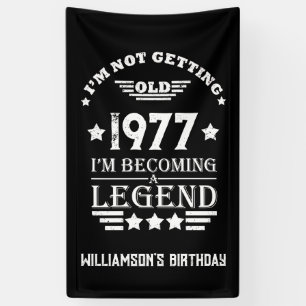 Gepersonaliseerde  verjaardagscadeaus wit spandoek