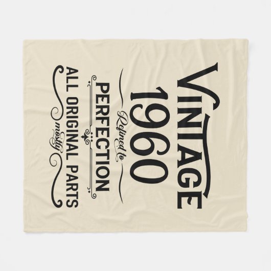 Gepersonaliseerde  verjaardagscadeaus zwart fleece deken (Voorkant (Horizontaal))