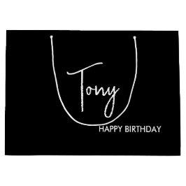 Gepersonaliseerde Verjaardagscadeauzak, de zak van Groot Cadeauzakje