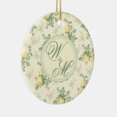 Gepersonaliseerde verjaardagsdatum ornament monogr (Rechts)