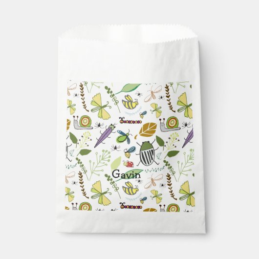 Gepersonaliseerde Verjaardagsfeest Voorkeur Tassen Bedankzakje (Voorkant)