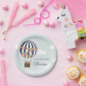 Gepersonaliseerde Verjaardagsfeestballon Borden Papieren Bordje (Feest)