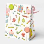 Gepersonaliseerde verjaardagsfeestje gunstbox bedankdoosjes (Achterkant)