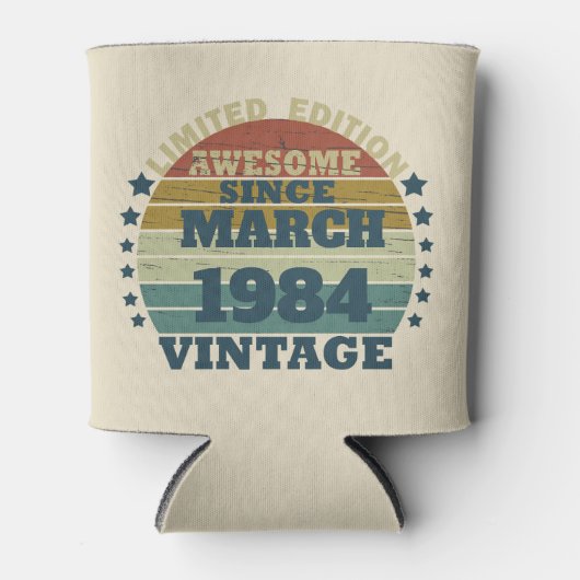 Gepersonaliseerde  verjaardagsgeschenken blikjeskoeler (Voorkant)