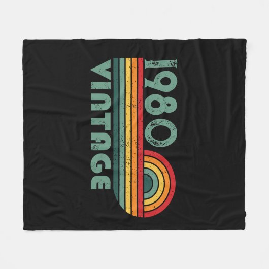 Gepersonaliseerde  verjaardagsgeschenken fleece deken (Voorkant (Horizontaal))