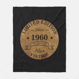 Gepersonaliseerde  verjaardagsgeschenken fleece deken