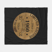 Gepersonaliseerde  verjaardagsgeschenken fleece deken (Voorkant (Horizontaal))