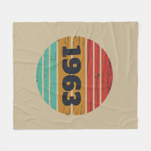 Gepersonaliseerde  verjaardagsgeschenken fleece deken (Voorkant (Horizontaal))