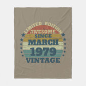 Gepersonaliseerde verjaardagsgeschenken fleece deken (Voorkant)