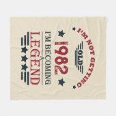 Gepersonaliseerde  verjaardagsgeschenken fleece deken (Voorkant (Horizontaal))