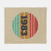 Gepersonaliseerde  verjaardagsgeschenken fleece deken (Voorkant (Horizontaal))