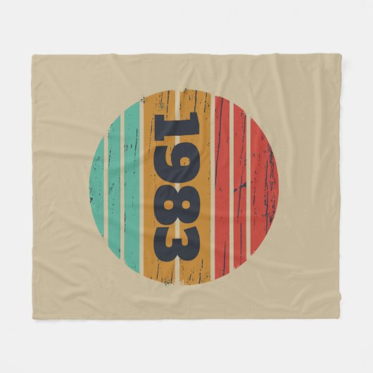 Gepersonaliseerde  verjaardagsgeschenken fleece deken (Voorkant (Horizontaal))