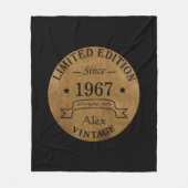 Gepersonaliseerde  verjaardagsgeschenken fleece deken (Voorkant)