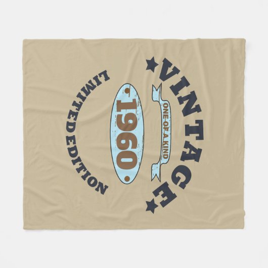 Gepersonaliseerde  verjaardagsgeschenken fleece deken (Voorkant (Horizontaal))