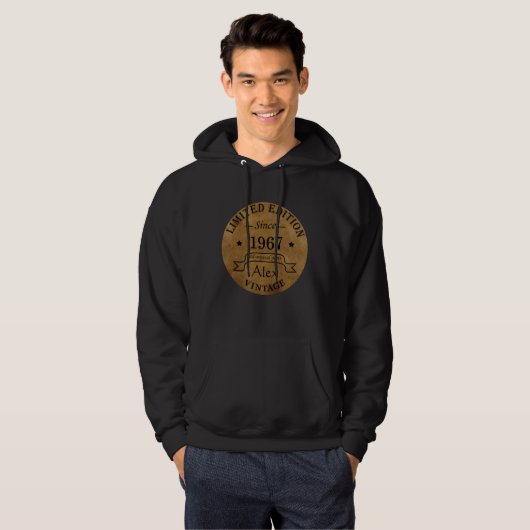 Gepersonaliseerde  verjaardagsgeschenken hoodie (Voorkant volledig)