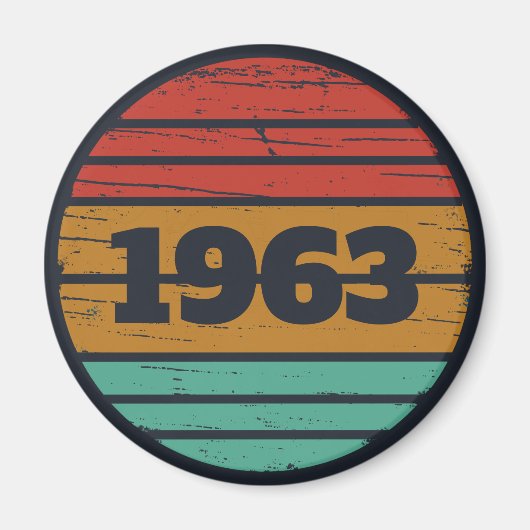 Gepersonaliseerde  verjaardagsgeschenken magneet (Voorkant)