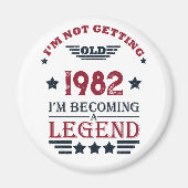 Gepersonaliseerde  verjaardagsgeschenken magneet (Voorkant)