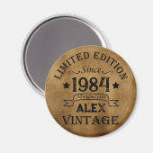 Gepersonaliseerde  verjaardagsgeschenken magneet (Voorkant / Achterkant)