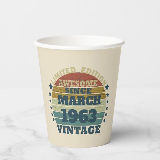 Gepersonaliseerde  verjaardagsgeschenken papieren bekers (Voorkant)