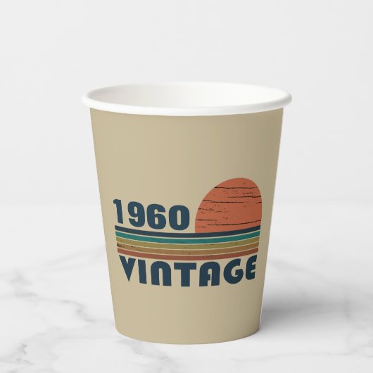 Gepersonaliseerde  verjaardagsgeschenken papieren bekers (Achterkant)