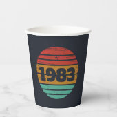 Gepersonaliseerde  verjaardagsgeschenken papieren bekers (Voorkant)