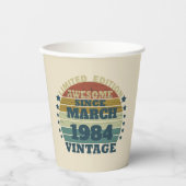 Gepersonaliseerde  verjaardagsgeschenken papieren bekers (Voorkant)