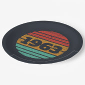 Gepersonaliseerde  verjaardagsgeschenken papieren bordje (Gekanteld)