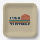 Gepersonaliseerde verjaardagsgeschenken papieren bordje (Voorkant)