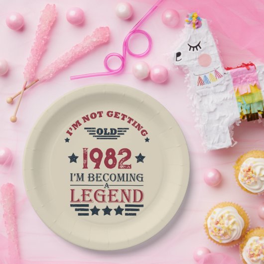 Gepersonaliseerde  verjaardagsgeschenken papieren bordje (Feest)