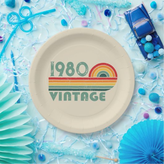 Gepersonaliseerde verjaardagsgeschenken papieren bordje (Feest)