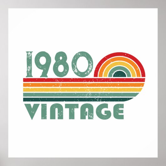 Gepersonaliseerde  verjaardagsgeschenken poster (Voorkant)