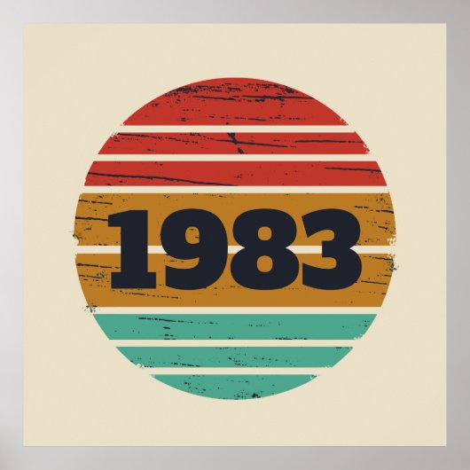 Gepersonaliseerde  verjaardagsgeschenken poster (Voorkant)