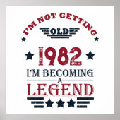 Gepersonaliseerde  verjaardagsgeschenken poster (Voorkant)