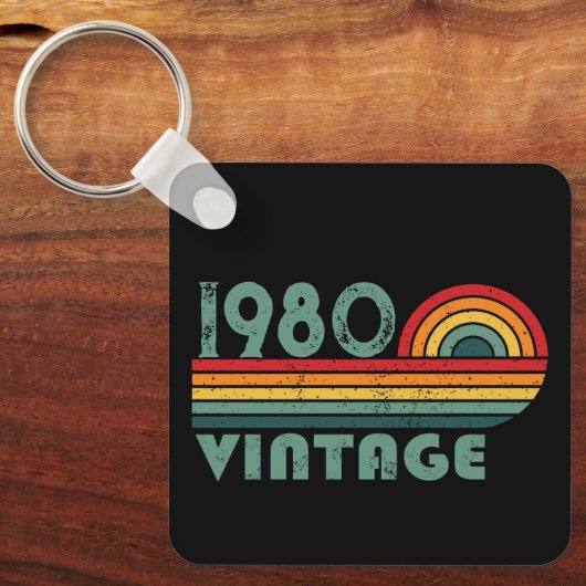 Gepersonaliseerde  verjaardagsgeschenken sleutelhanger (Voorkant)